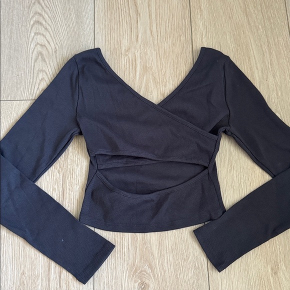 NWOT Roxy Ribbed Long Sleeve - Picture 3 of 5